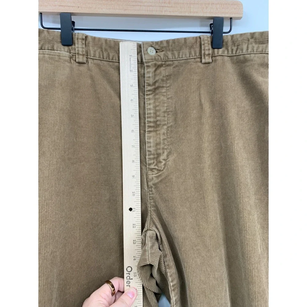 Vintage Polo Ralph Lauren Corduroy Pants Mens 38x29 Brown Philip 100% Cotton